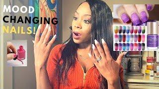 Colour Changing mood Gel Nail Polish!