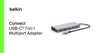 Belkin Connect USB-C® 7-in-1 Multiport Adapter