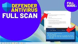 Windows 11: Run full virus scan with Defender Antivirus via Security app, CMD, PowerShell