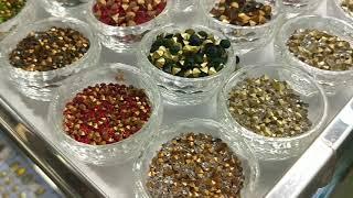 Colorful Rhinestones Supplier for Garment Decoration Nail Beauty Crystal Diamonds SS20 Rhinestones