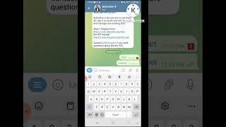 HOW TO CREATE A TELEGRAM BOT IN A MINUTE | ADIYTUBER | #shorts