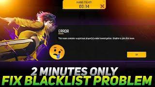 HOW TO REMOVE FREE FREE ID FROM BLACKLIST | FF ID BLACKLIST PROBLEM FIX |  H10 GAMER | ZENNINET9 YT