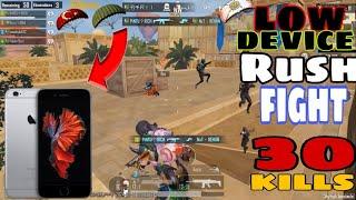 MY BEST IPHONE 6S 30 FPS RUSH FIGHT PUBG mobile GAMEPLAY