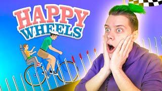  Впервые за 7 лет ИГРАЮ В HAPPY WHEELS ‍️ ХЭППИ ВИЛС - ВЕСЕЛЫЕ КОЛЕСА