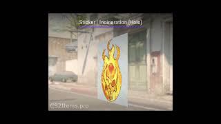 Sticker | Incineration (Holo) #shorts #cs2