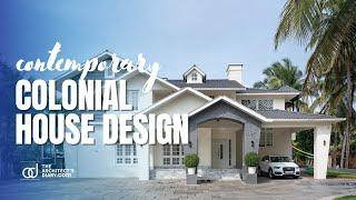 4520 sq.ft contemporary colonial house design in Kerala | Dematrix