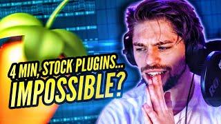 Make EDM in 4 MINUTES with STOCK Plugins Only Challenge! What have I done? 