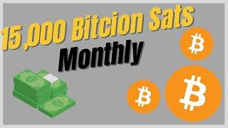 Get 15,000 Bitcoin Sats Monthly with this App!