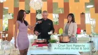 Anticavilla: Chef Toni con Denisse Wolf