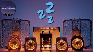 Sleep deeply  to the sounds of six heaters and two box fans!