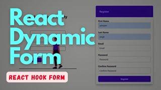 How to generate dynamic form using JSON in react  | Yup Validation | React hook form