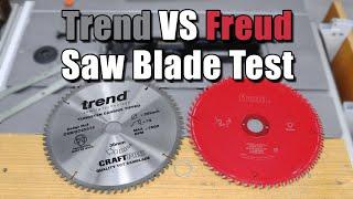 Freud VS Trend | Which saw blade performs better on Evolution Saws