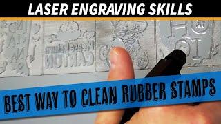 The Best Way to Clean Laser Engraved Rubber Stamps 
