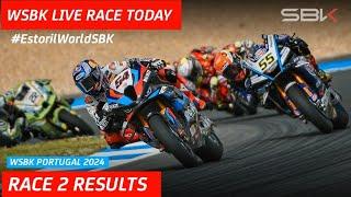  Race 2 Results WSBK Portugal 2024 | Toprak in another level  #EstorilWorldSBK - live race today