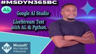 Testing Google AI Studio (Gemini 2.0 Flush) livestream experience with AL Programming & Python.