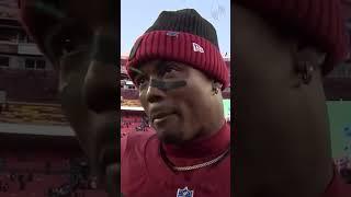 Terry McLaurin Speaks on Jayden Daniels After WSH Victory Over Philly: "I'm Always Rockin' w/ #5"