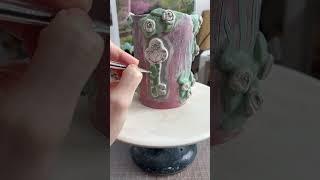 Porcelain painting #mug #key #homedecor #ceramic #pottery #art #fineart #sculpture