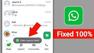 How to Fix WhatsApp Video Capture Failed Problem | WhatsApp Video Capture Failed Problem Solution