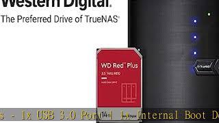 TrueNAS Mini XL+ Compact ZFS Storage Server with 8 + 1 Drive Bays, 32GB RAM, Eight Core CPU, Dual 1