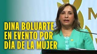 DINA BOLUARTE: "DETRÁS DE ESAS AGRESIONES HACIA LAS MUJERES SUELE HABER PARANOIA"