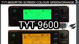 TYT-9600/RT90 SCREEN COLOUR GREEN/ORANGE