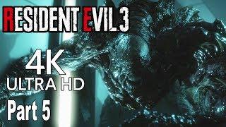 Resident Evil 3 Remake - Walkthrough Part 5 No Commentary [4K]