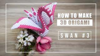 How to make an Elegant 3D origami Swan