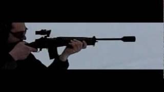 Ruger mini-14 A-tec at 1200fps .avi