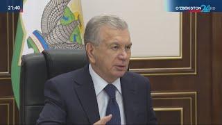 Prezident Shavkat Mirziyoyev Buxoro xalqaro aeroporti qurilishiga oid taqdimot bilan tanishdi