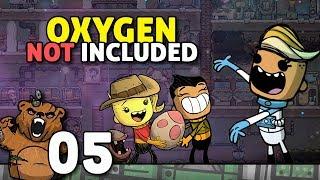 Estábulos pros bichinhos! | Oxygen Not Included #05 - Gameplay Português PT-BR