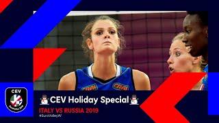 Italy vs Russia FULL MATCH | #EuroVolleyW 2019 | CEV Holiday Special