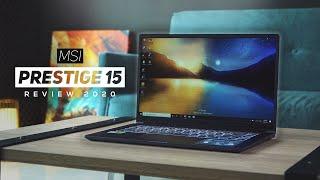 MSI Prestige 15 Review 2020! - A Thin And Light Powerhouse!