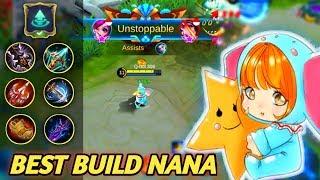 BEST BUILD NANA - EMBLEM SUPORT + BUILD MARKSMAN | MOBILE LEGEND