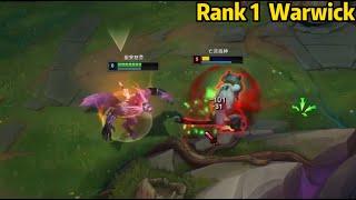 Rank 1 Warwick: This Warwick is an Absolute MONSTER!