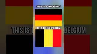 The Flag Of Germany vs The Flag Of Belgium #germanyvsbelgium #flagsofcountries #germanflag #flags