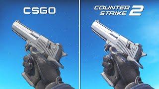 CS2 vs CS:GO - Weapon Animations + Sounds [Comparison]