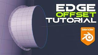 How to OFFSET edges in Blender with HardOPS and Mesh Machine - hard surface tutorial