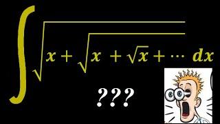 integrate sqrt(x+sqrt(x)+sqrt(x)+sqrt(x)+....)