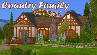 Country Family Cottage  | The Sims 4 Country Kitchen Kit  | No CC | The Sims 4 Stop Motion Build