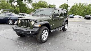 2020 Jeep Wrangler Unlimited Sport S Vicksburg, Fulton, Schoolcraft, Portage, Pavillion