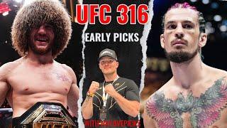 UFC 316 Dvalishvili vs. O'Malley 2 Full Card EARLY PICKS
