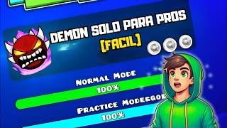 El nivel más Fácil de un Demon  EN GEOMETRY DASH