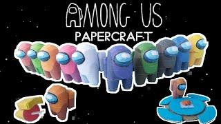 Who Is the Impostor? | Among Us Papercraft | Build and Animation Stop Motion Video