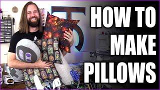 How to Sew Pillows! Easy Beginner Sewing Tutorial for Beginners - Tock Custom