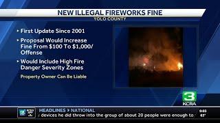 Yolo County officials approve much bigger illegal fireworks fine
