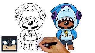 How To Draw Brawl Stars  Shark Leon