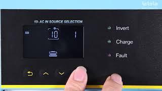 TBB RiiO Sun All in One Solar Inverter Parameter Setting Guide