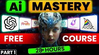 AI Full Course In Hindi FREE 2025 | ChatGPT, MidJourney, Dall-E, FireFly, Perplexity, Designer AI