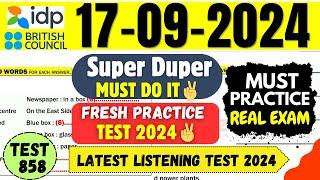 IELTS Listening Practice Test 2024 with Answers | 17.09.2024 | Test No - 859