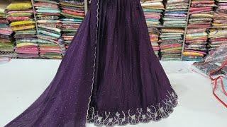 New design heavy lanche or saree  shipping free  7015652424